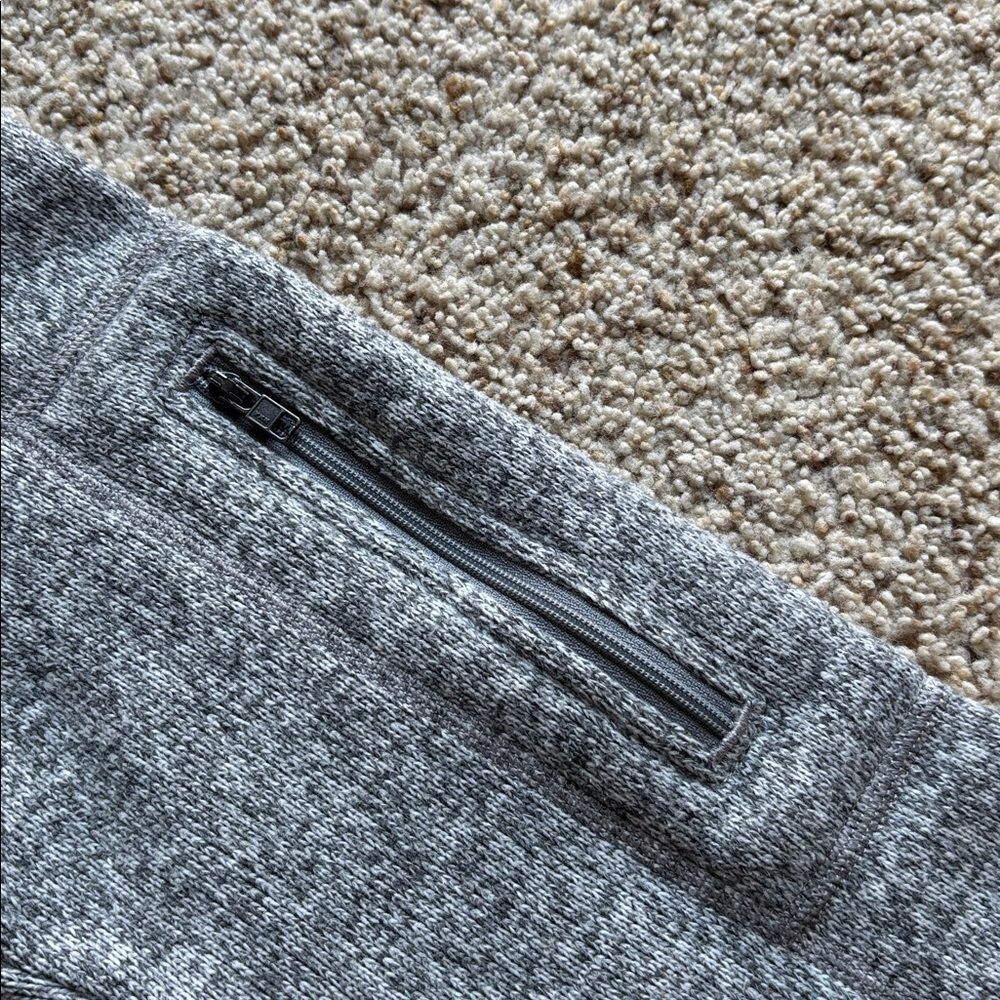 Patagonia Women’s Better Sweater 1/4 Zip Fleece Jacket Heather Gray Sz M - Picture 6 of 12